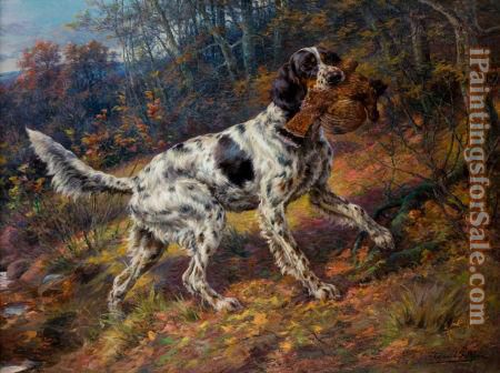 2012 English Setter with grouse